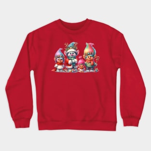 Merry Troll Christmas Crewneck Sweatshirt